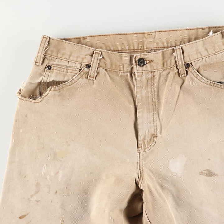 Dickies Duck Painter Pants Men's W33 equivalent cotton Beige type Vintage Second Hand