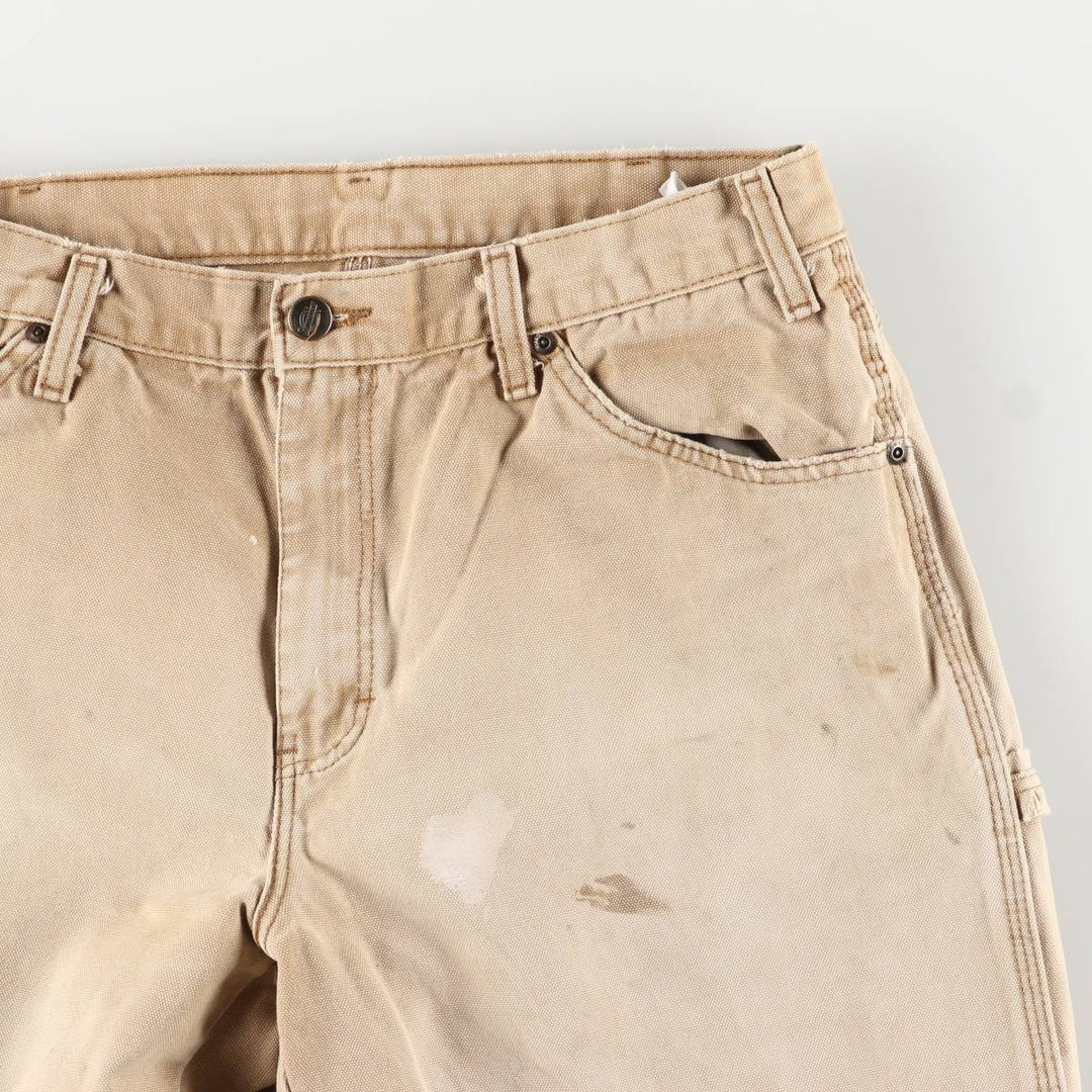 Dickies Duck Painter Pants Men's W33 equivalent cotton Beige type Vintage Second Hand