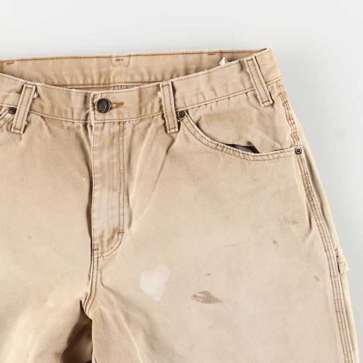 Dickies Duck Painter Pants Men's W33 equivalent cotton Beige type Vintage Second Hand