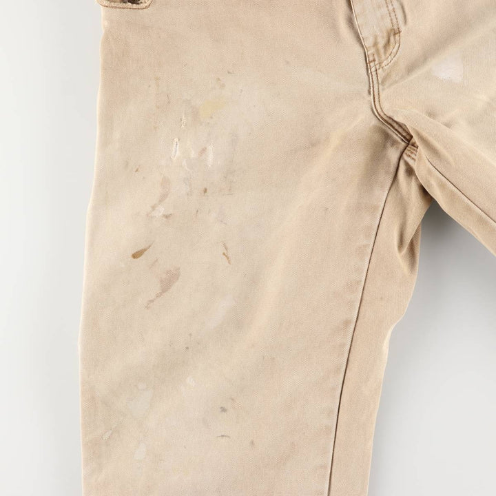 Dickies Duck Painter Pants Men's W33 equivalent cotton Beige type Vintage Second Hand