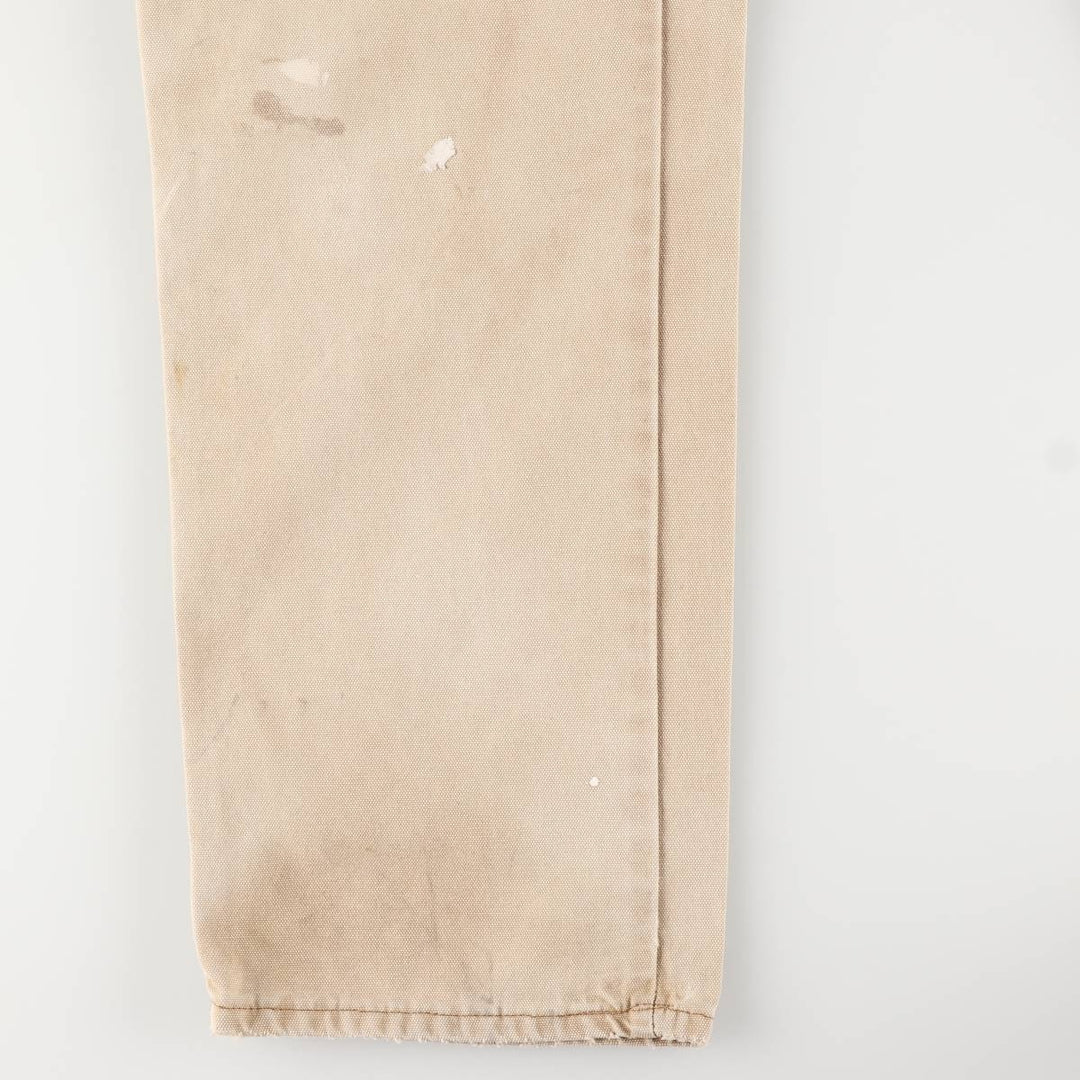 Dickies Duck Painter Pants Men's W33 equivalent cotton Beige type Vintage Second Hand