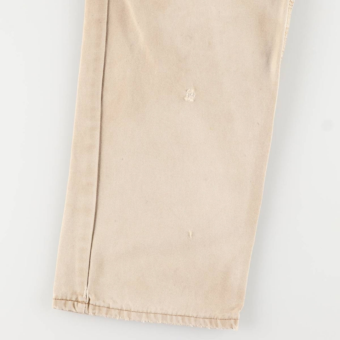 Dickies Duck Painter Pants Men's W33 equivalent cotton Beige type Vintage Second Hand
