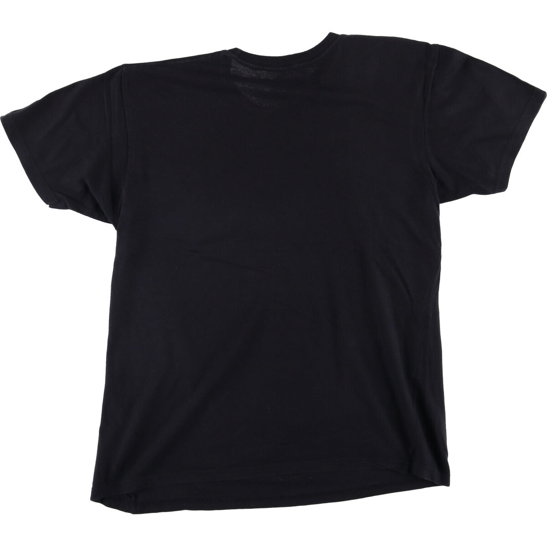 My Neighbor TOTORO Anime Character Print T-Shirt, Men's Size L cotton black type Vintage Second Hand