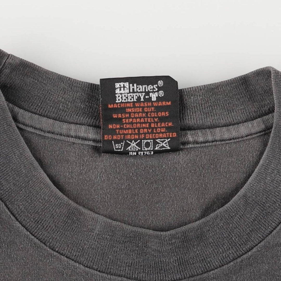 90'S Harley-Davidson Motorcycle Bike T-shirt Made in USA Men's XL Vintage cotton Charcoal Vintage Second Hand