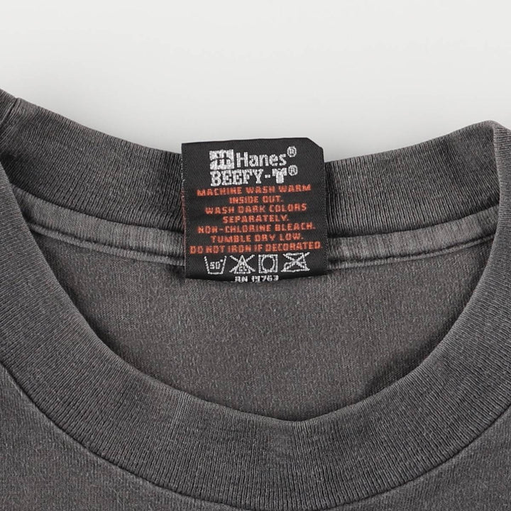 90'S Harley-Davidson Motorcycle Bike T-shirt Made in USA Men's XL Vintage cotton Charcoal Vintage Second Hand