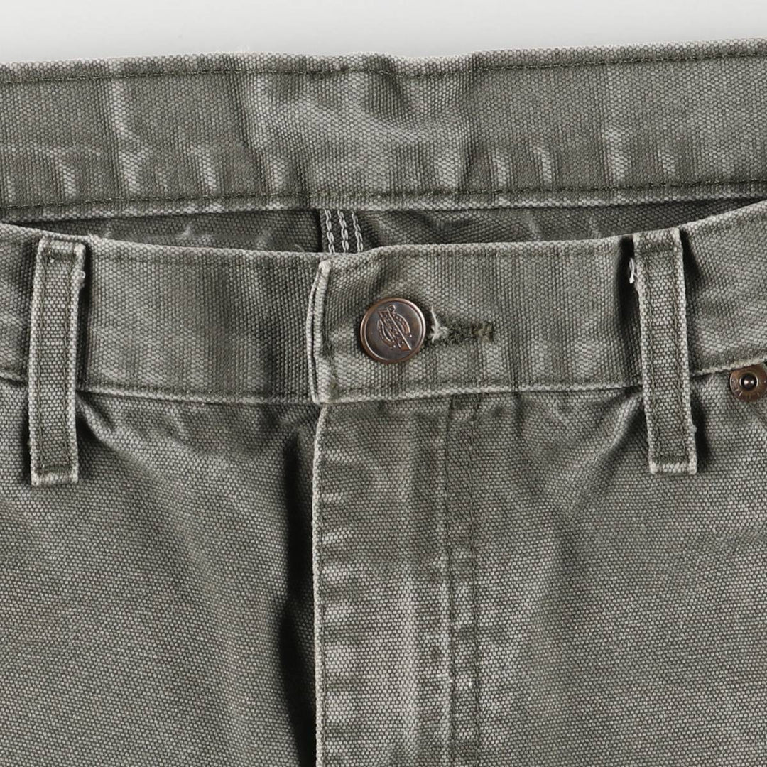 Dickies Painted Duck Painter Pants, Men's, Size W35 cotton Khaki type Vintage Second Hand