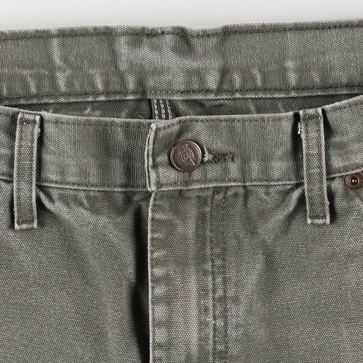 Dickies Painted Duck Painter Pants, Men's, Size W35 cotton Khaki type Vintage Second Hand
