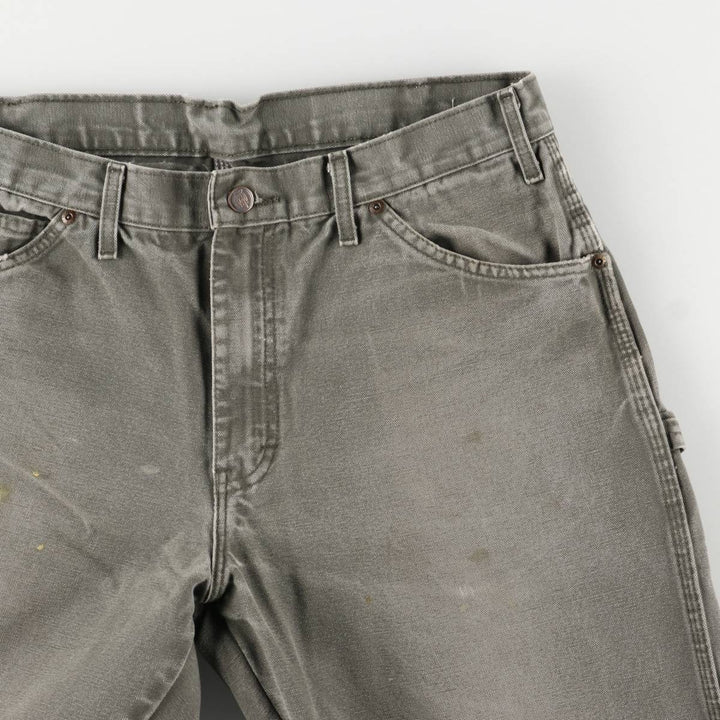 Dickies Painted Duck Painter Pants, Men's, Size W35 cotton Khaki type Vintage Second Hand