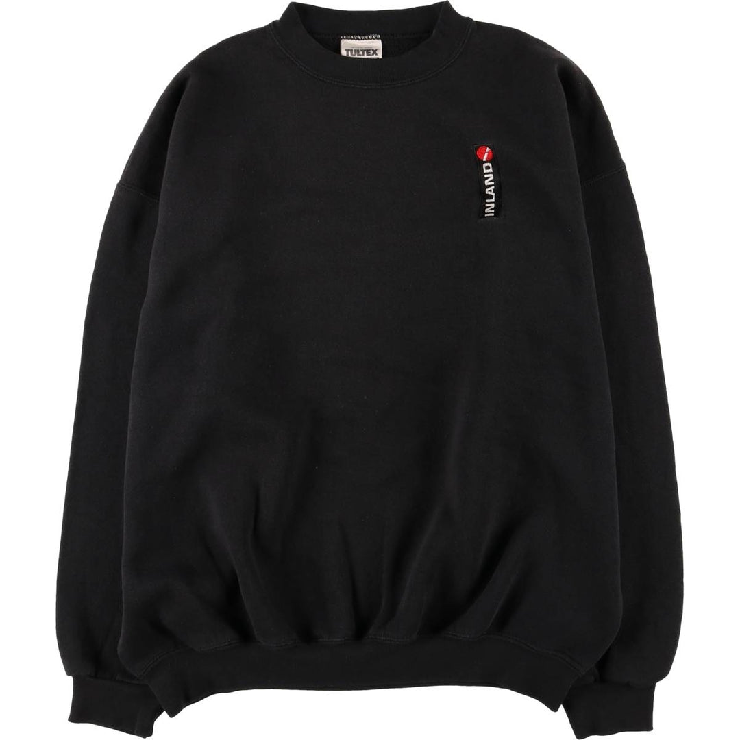 Vintage 90'S Tultex Superweight sweatshirt, men's size XL cotton black type Vintage Second Hand