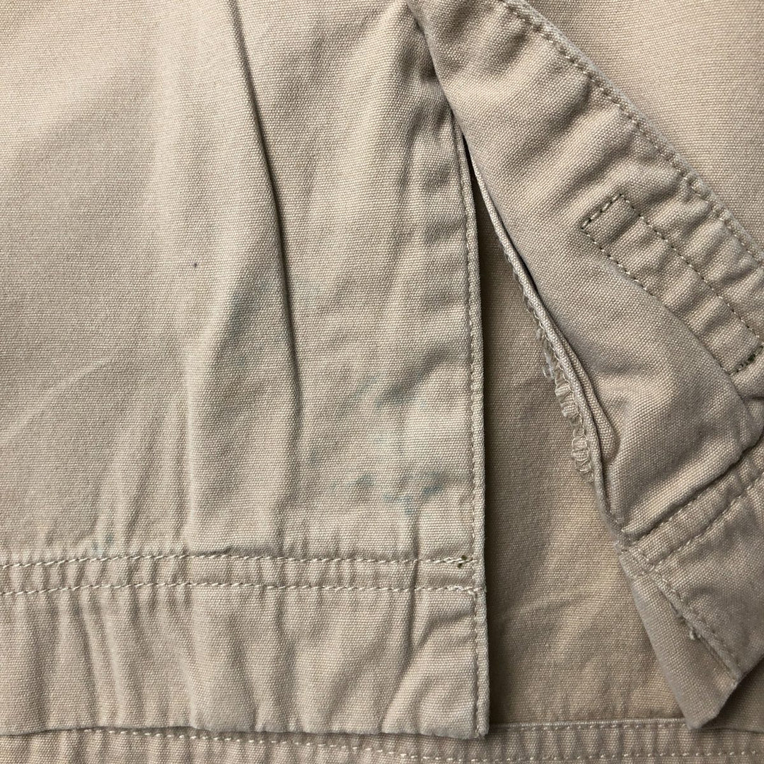 Vintage 90s-00'S Timberland WEATHERGEAR short-sleeved cotton box shirt, men's size M cotton Beige type Vintage Second Hand