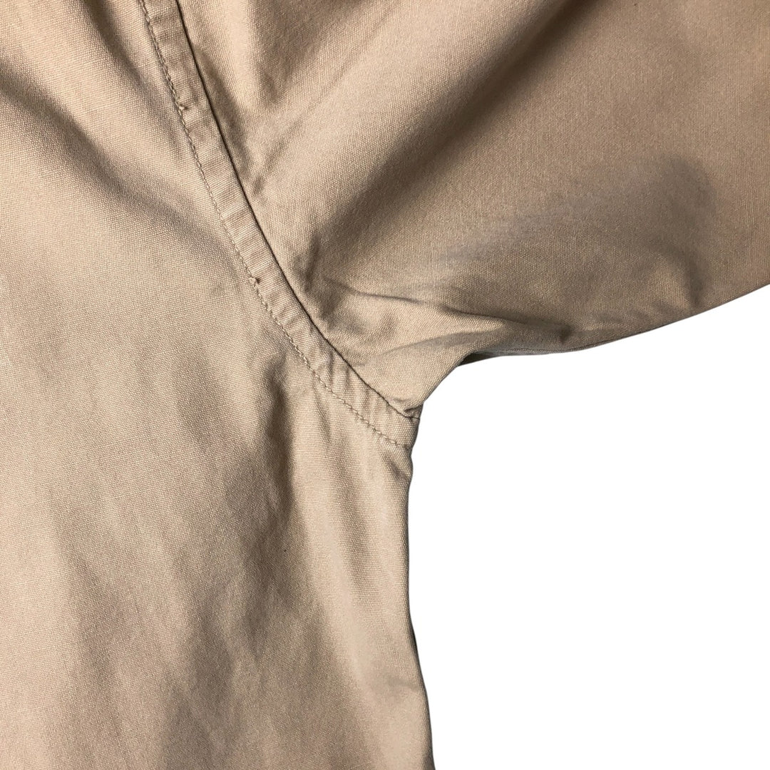 Vintage 90s-00'S Timberland WEATHERGEAR short-sleeved cotton box shirt, men's size M cotton Beige type Vintage Second Hand