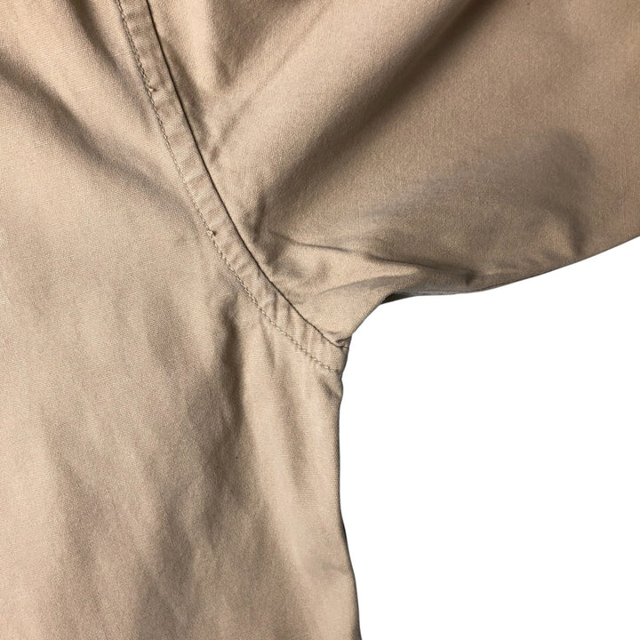 Vintage 90s-00'S Timberland WEATHERGEAR short-sleeved cotton box shirt, men's size M cotton Beige type Vintage Second Hand