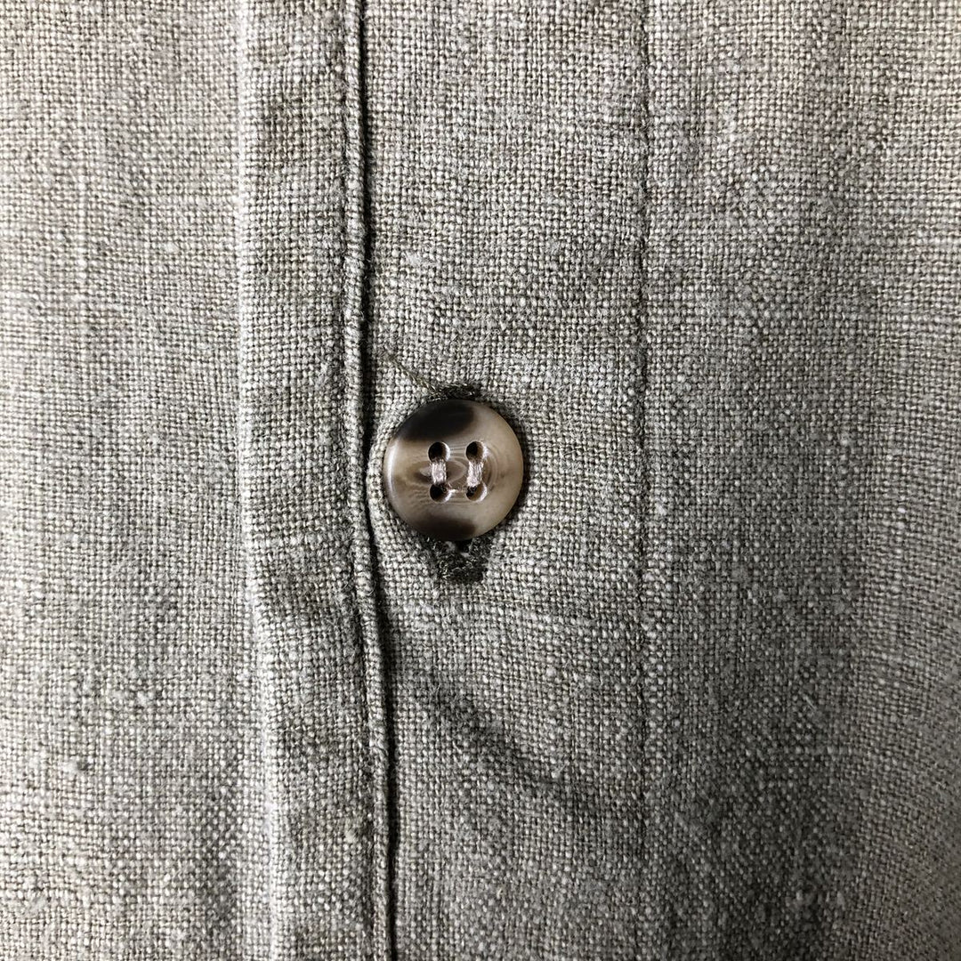 90'S GAP Vintage Short Sleeve Button-Down Shirt, Men's XL unclear Khaki type Vintage Second Hand