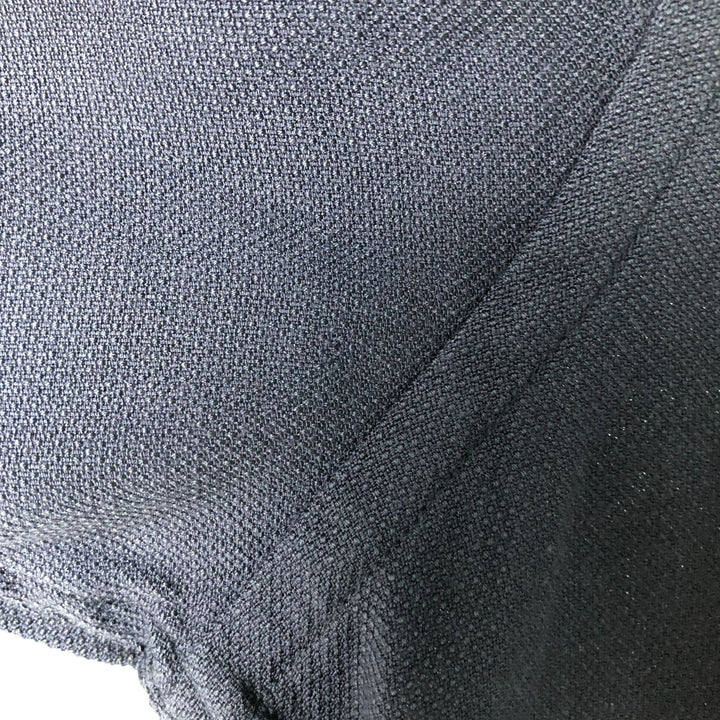 90'S Vintage Nautica Short Sleeve Silk Shirt, Men's XL silk Navy blue Vintage Second Hand