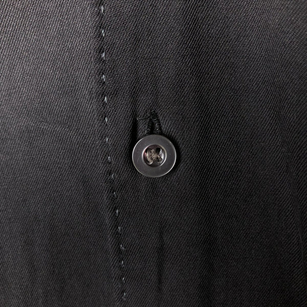 Tommy Bahama short sleeve open collar silk shirt, box shirt, men's XL size silk black type Vintage Second Hand