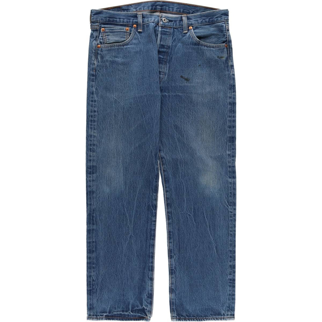 Levi's 501 straight denim pants for men, size W35 cotton blue type Vintage Second Hand
