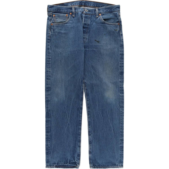 Levi's 501 straight denim pants for men, size W35 cotton blue type Vintage Second Hand
