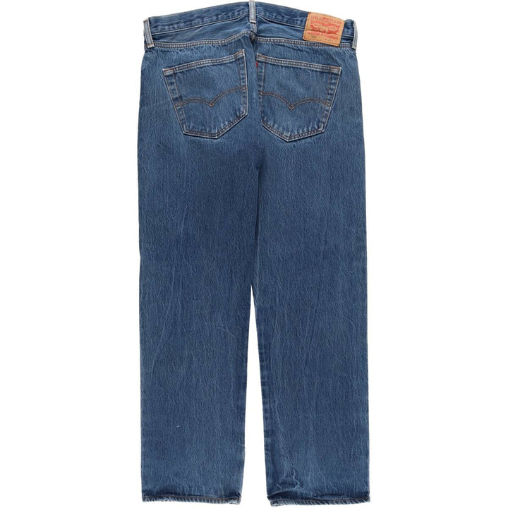 Levi's 501 straight denim pants for men, size W35 cotton blue type Vintage Second Hand