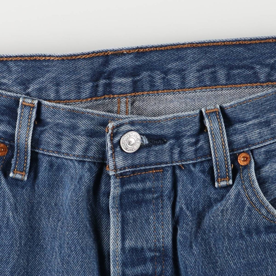 Levi's 501 straight denim pants for men, size W35 cotton blue type Vintage Second Hand