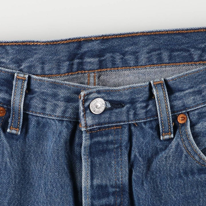 Levi's 501 straight denim pants for men, size W35 cotton blue type Vintage Second Hand