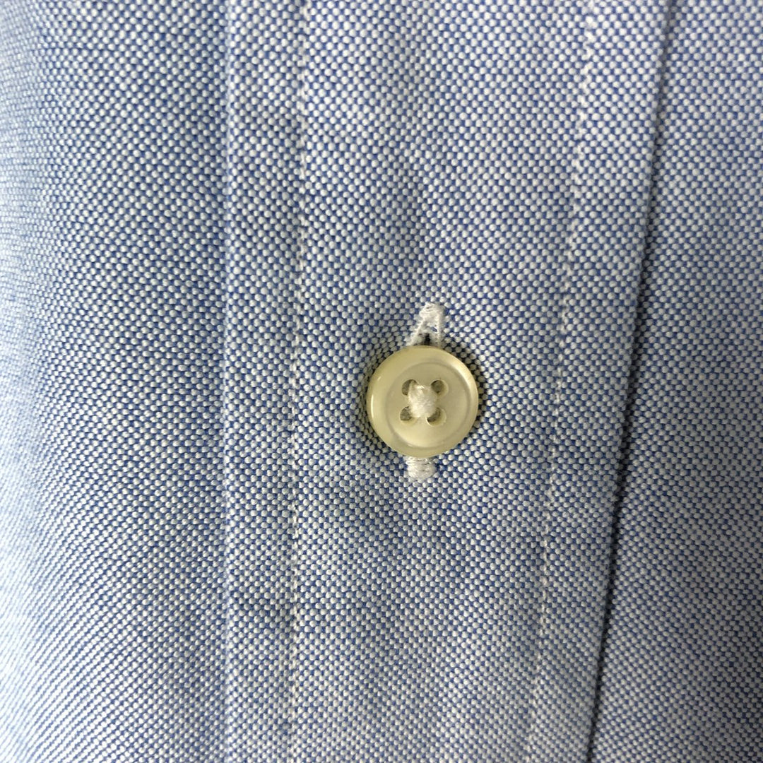 Ralph Lauren Classic Fit Long Sleeve Button Down Shirt, Men's Size L cotton Blue type light blue Vintage Second Hand