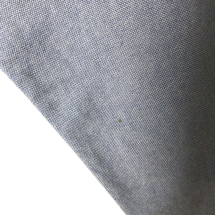 Ralph Lauren YARMOUTH long sleeve button down shirt, men's XL size cotton Blue type light blue Vintage Second Hand