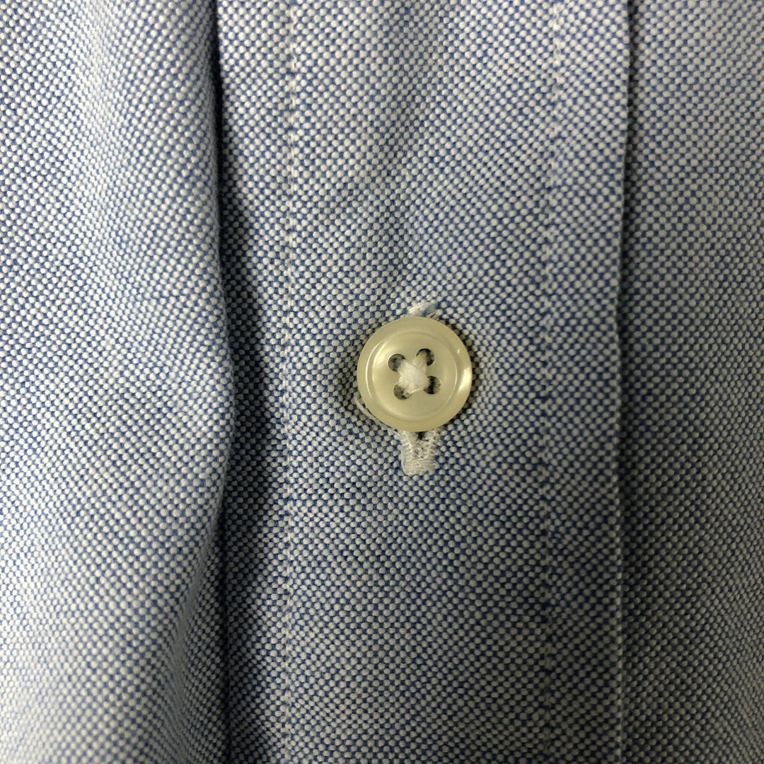 Ralph Lauren YARMOUTH long sleeve button down shirt, men's XL size cotton blue type Vintage Second Hand