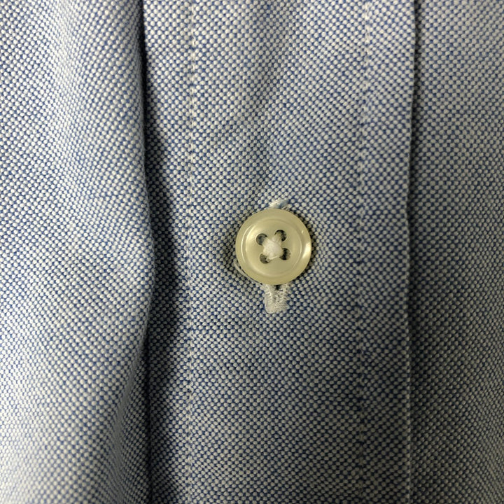 Ralph Lauren YARMOUTH long sleeve button down shirt, men's XL size cotton blue type Vintage Second Hand