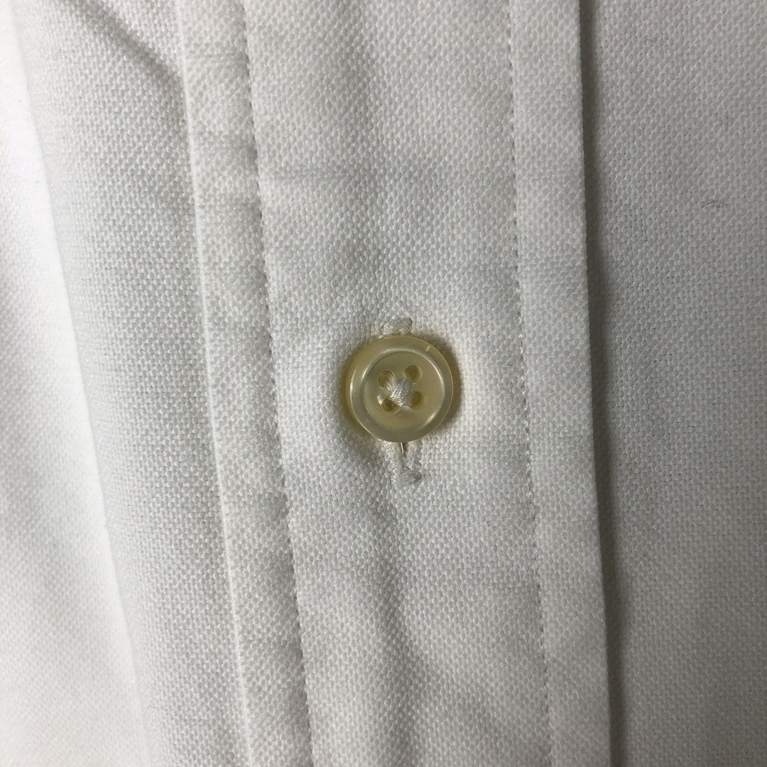 Ralph Lauren Classic Fit Long Sleeve Button Down Shirt, Men's Size L cotton white type Vintage Second Hand