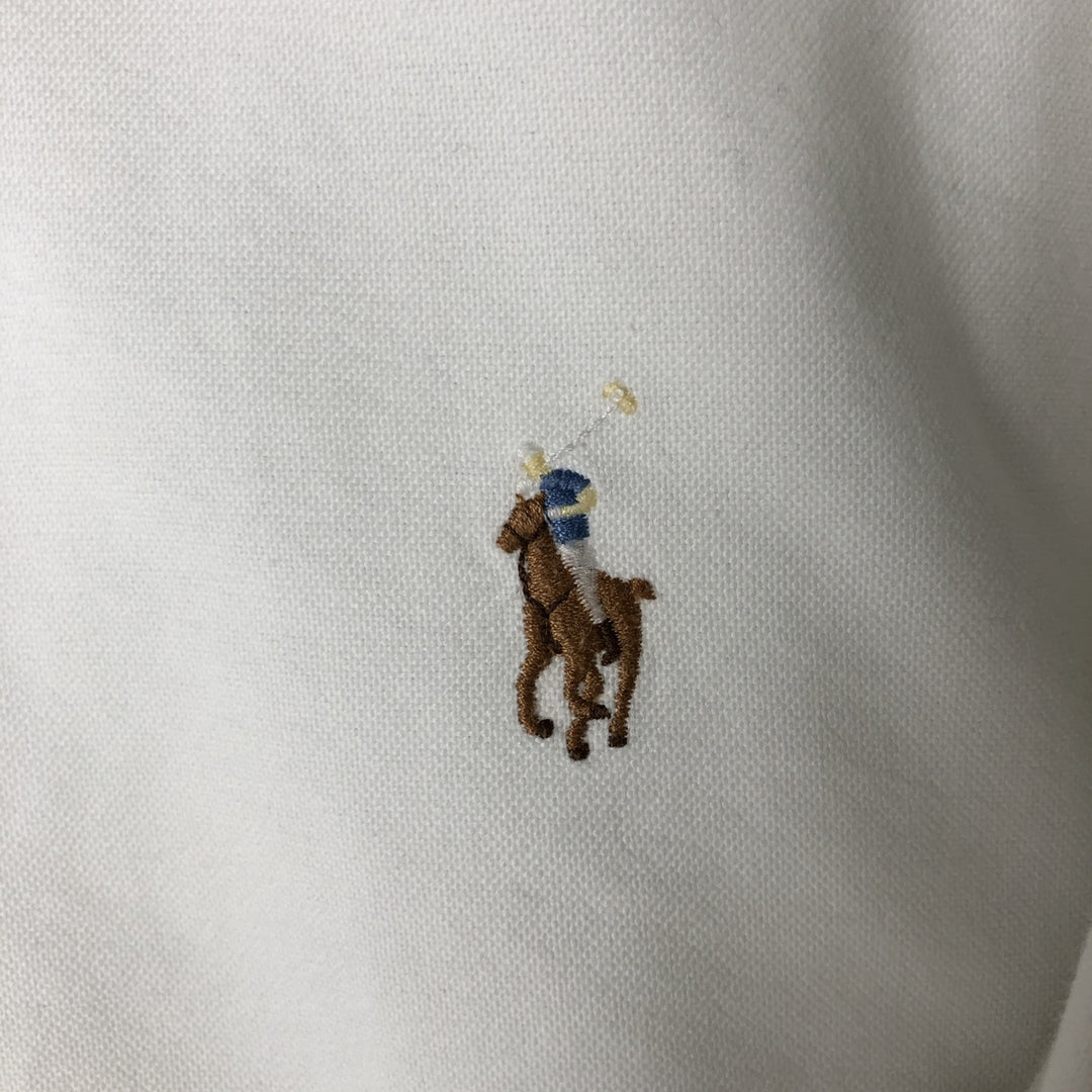 Ralph Lauren Classic Fit Long Sleeve Button Down Shirt, Men's Size L cotton white type Vintage Second Hand