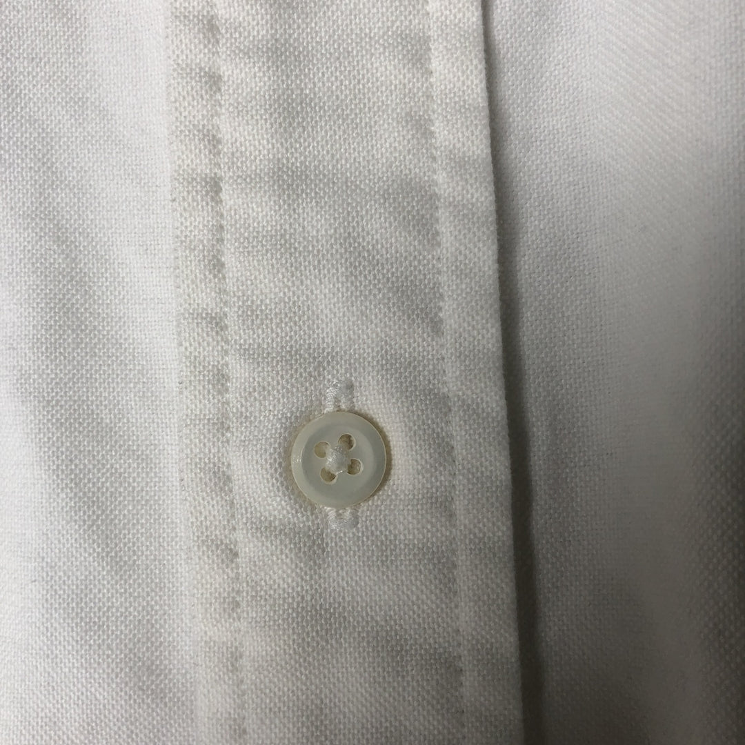 Ralph Lauren RALPH LAUREN long-sleeved button-down shirt, men's size L cotton white type Vintage Second Hand