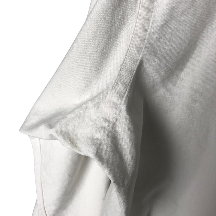 Ralph Lauren RALPH LAUREN long-sleeved button-down shirt, men's size L cotton white type Vintage Second Hand