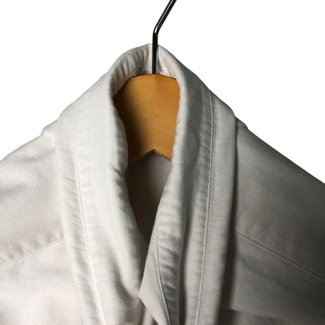 Ralph Lauren RALPH LAUREN long-sleeved button-down shirt, men's size L cotton white type Vintage Second Hand