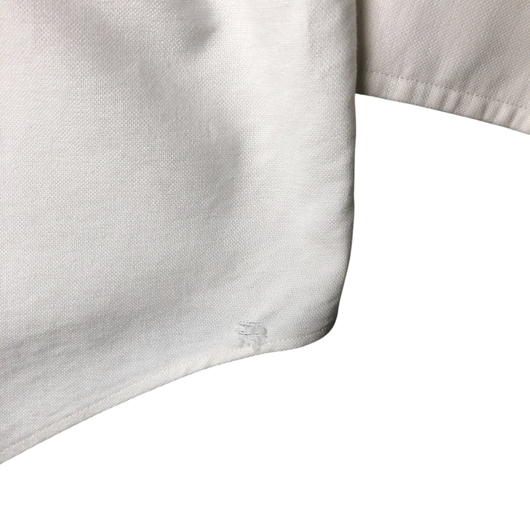 Ralph Lauren YARMOUTH long sleeve button down shirt, men's size L cotton white type Vintage Second Hand