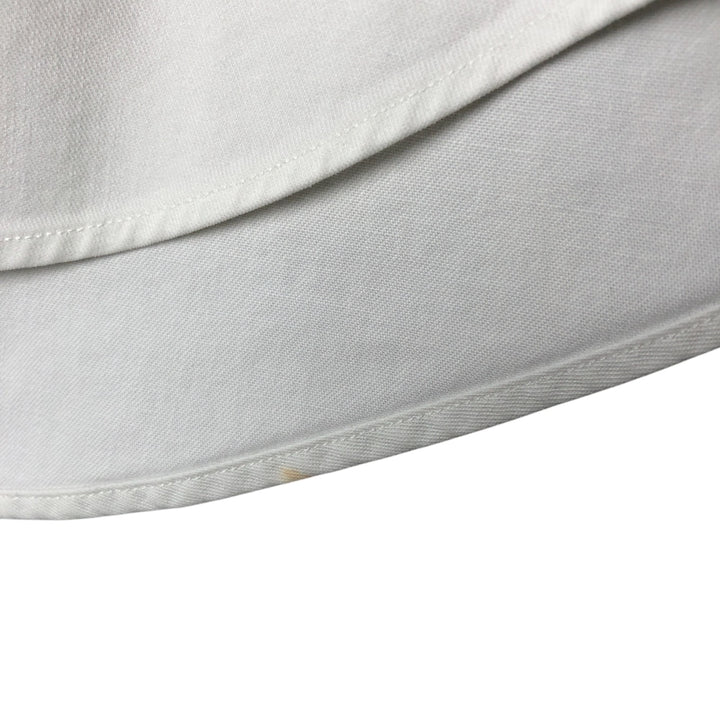 Ralph Lauren RALPH LAUREN long-sleeved button-down shirt, men's size L cotton white type Vintage Second Hand