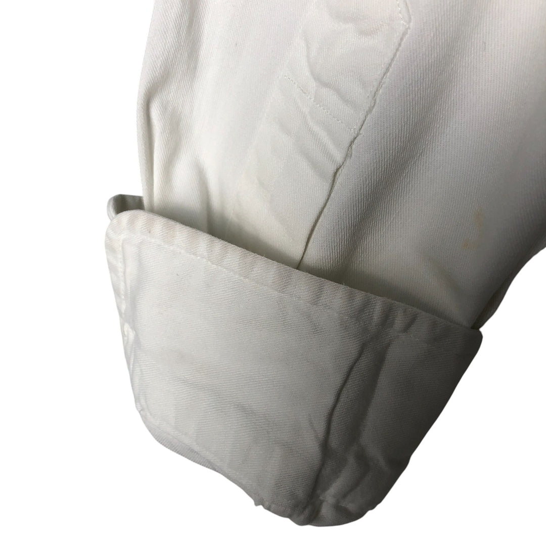 Ralph Lauren RALPH LAUREN long-sleeved button-down shirt, men's size L cotton white type Vintage Second Hand