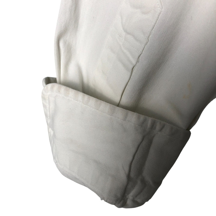 Ralph Lauren RALPH LAUREN long-sleeved button-down shirt, men's size L cotton white type Vintage Second Hand