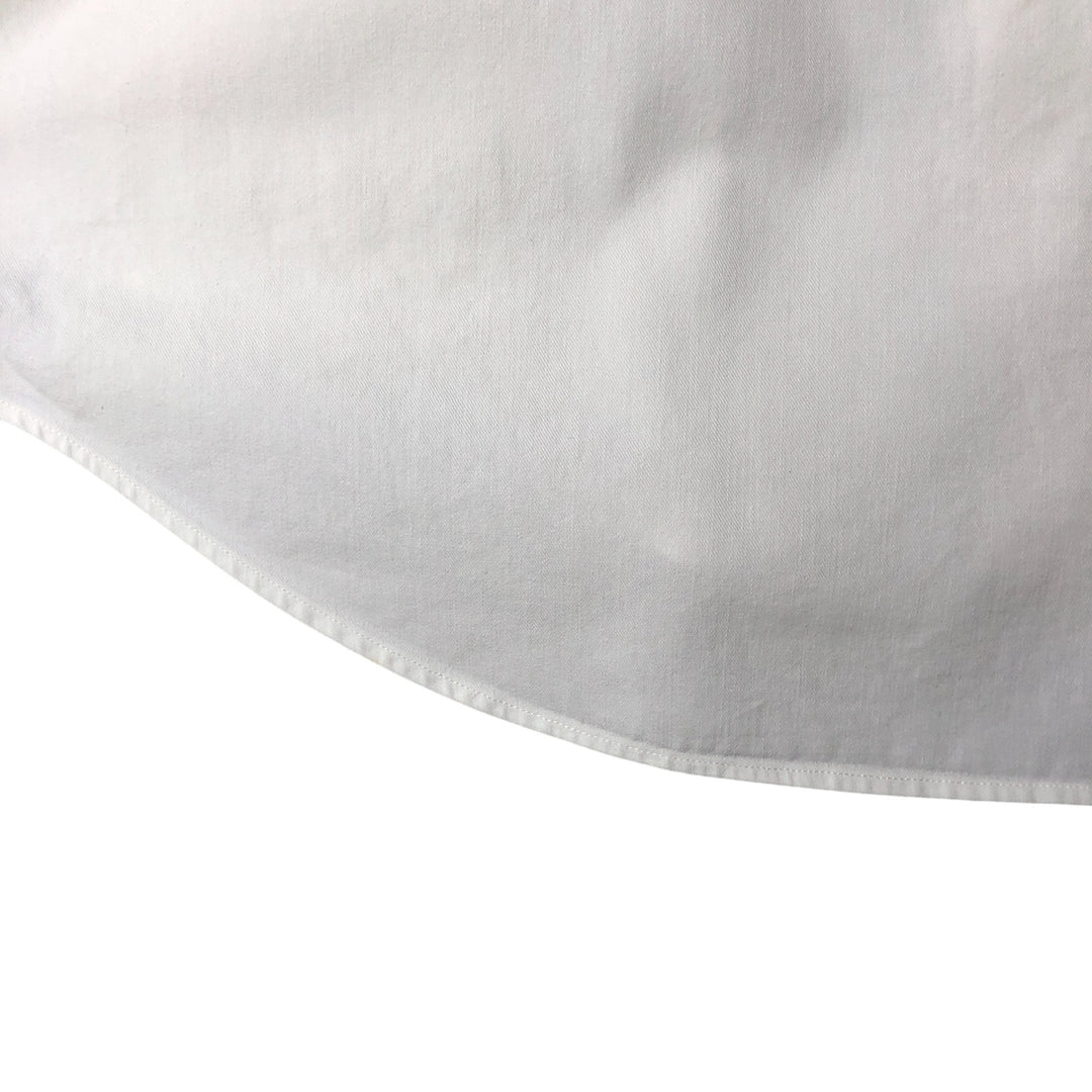 Ralph Lauren RALPH LAUREN long-sleeved button-down shirt, men's size L cotton white type Vintage Second Hand