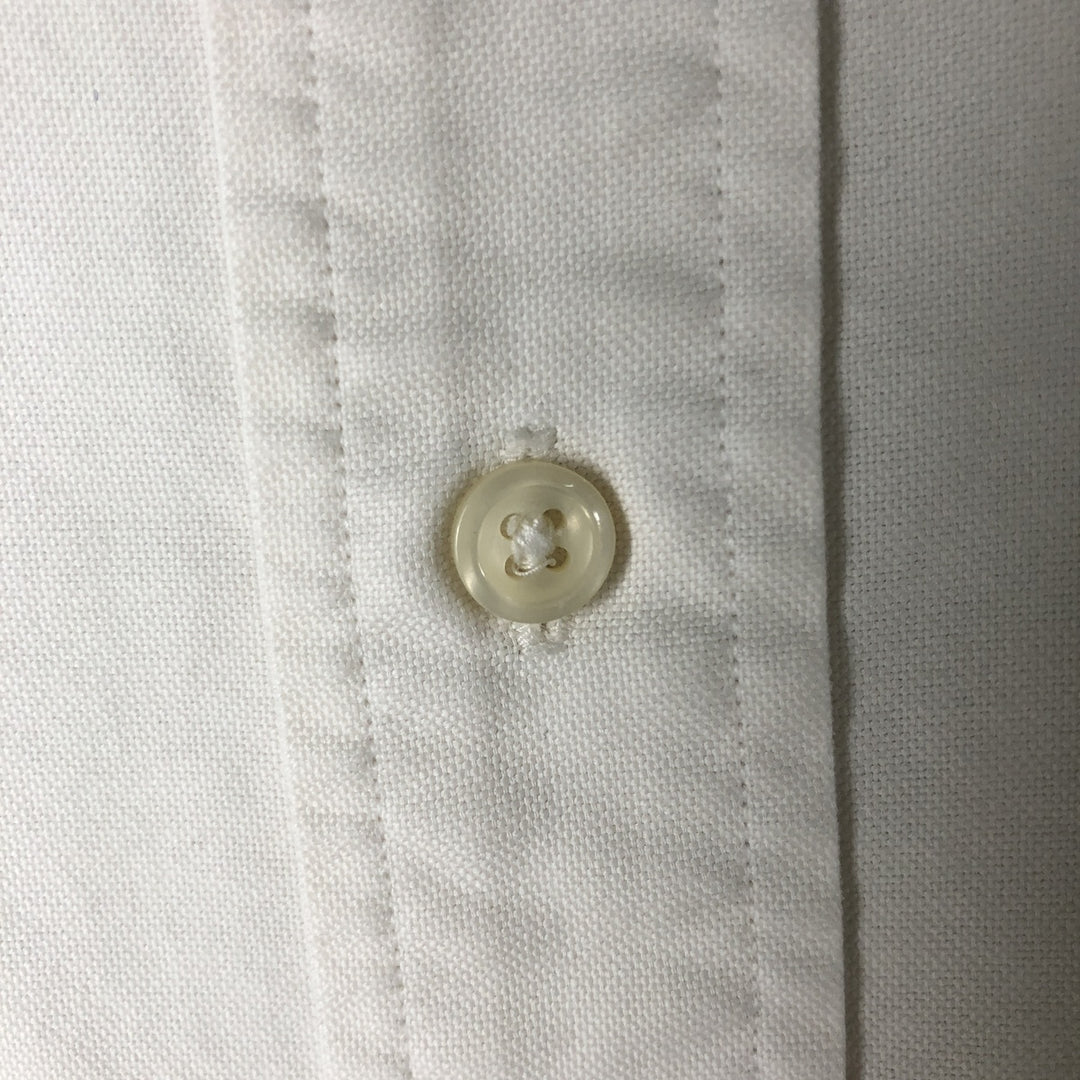 Ralph Lauren long sleeve button down shirt, men's XL size cotton white type Vintage Second Hand