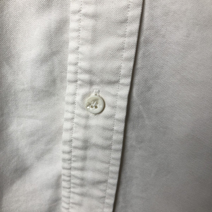 Ralph Lauren long sleeve button down shirt, men's XL size cotton white type Vintage Second Hand