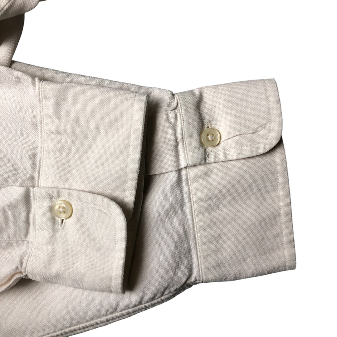 Ralph Lauren long sleeve button down shirt, men's XL size cotton white type Vintage Second Hand