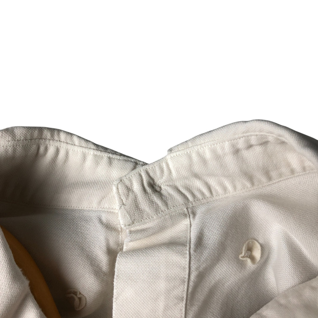 Ralph Lauren long sleeve button down shirt, men's XL size cotton white type Vintage Second Hand