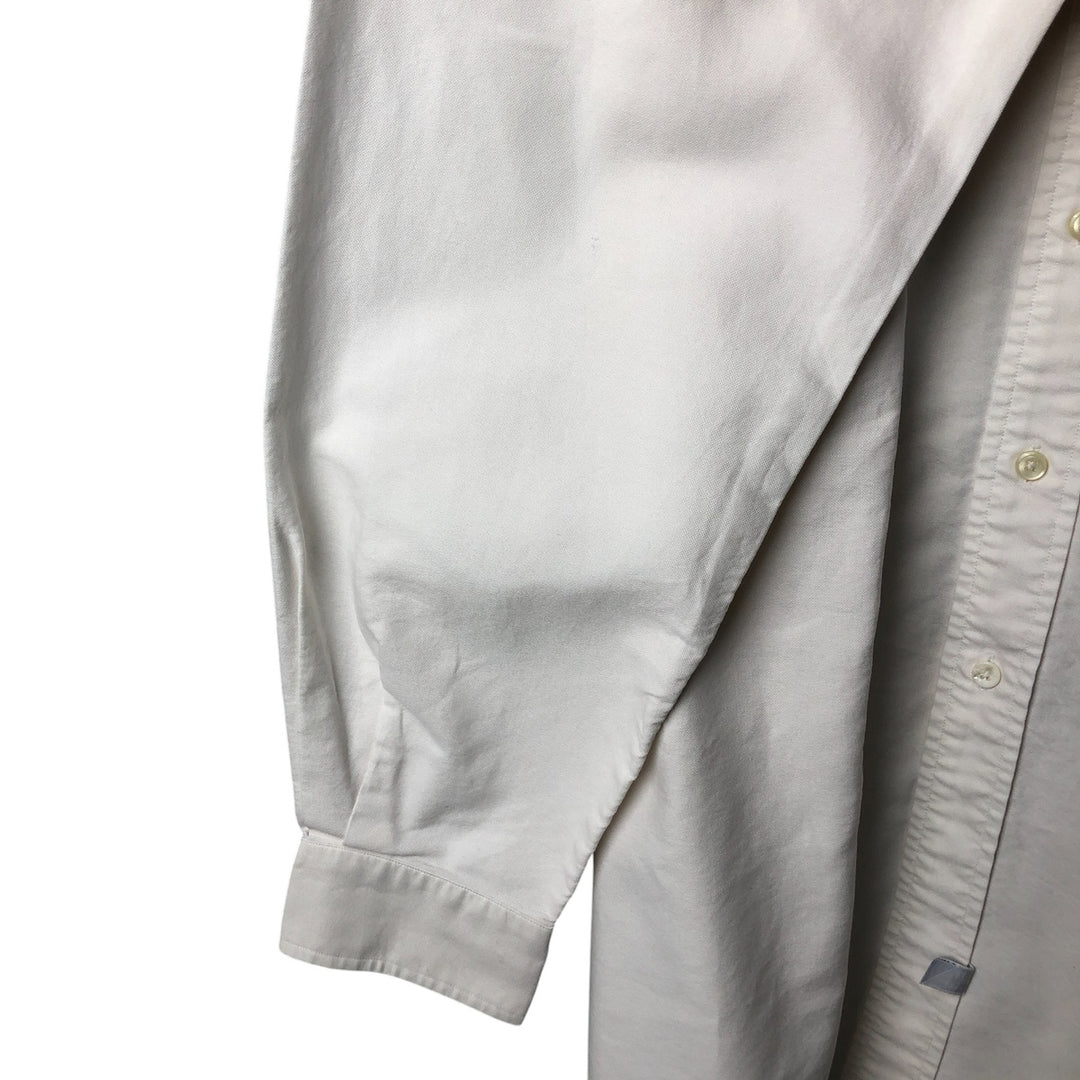Ralph Lauren long sleeve button down shirt, men's XL size cotton white type Vintage Second Hand