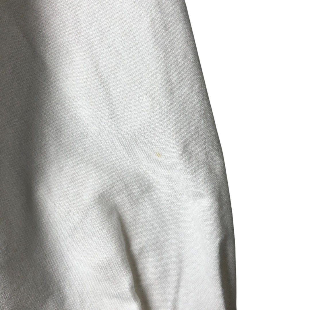 Ralph Lauren YARMOUTH long sleeve button down shirt, men's size M cotton white type Vintage Second Hand