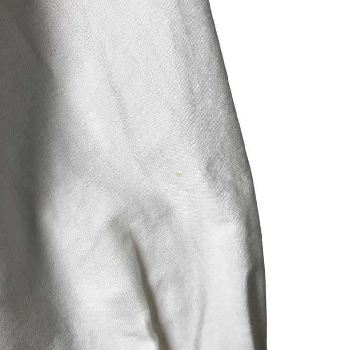 Ralph Lauren YARMOUTH long sleeve button down shirt, men's size M cotton white type Vintage Second Hand
