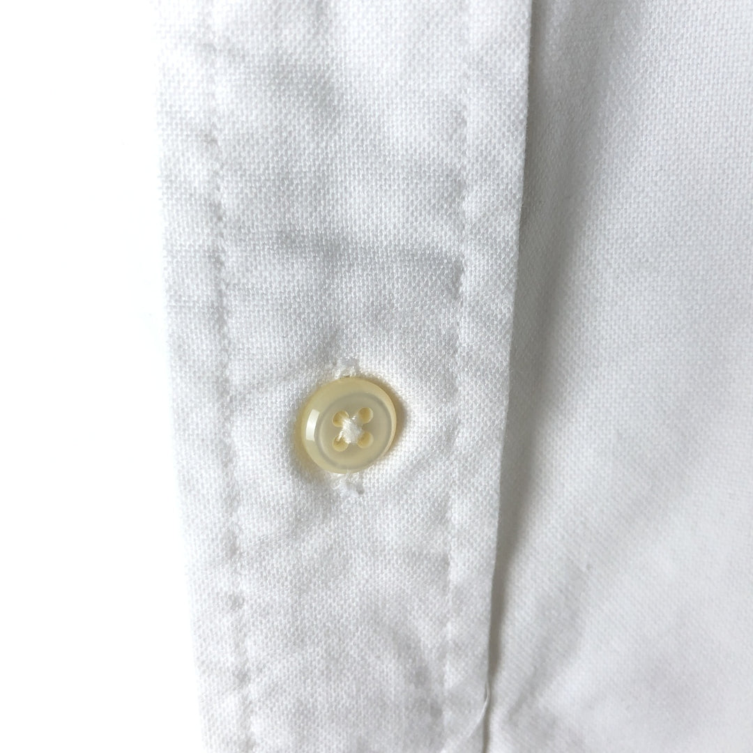 Ralph Lauren YARMOUTH long sleeve button down shirt, men's XL size cotton white type Vintage Second Hand