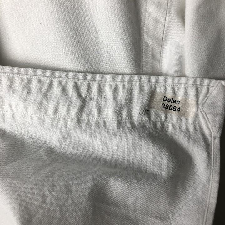 Ralph Lauren YARMOUTH long sleeve button down shirt, men's XL size cotton white type Vintage Second Hand
