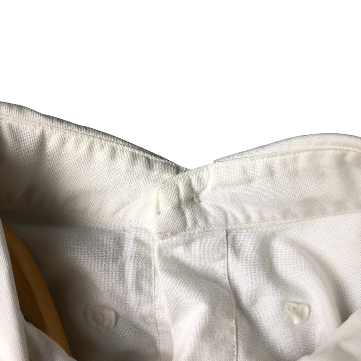 Ralph Lauren YARMOUTH long sleeve button down shirt, men's XL size cotton white type Vintage Second Hand