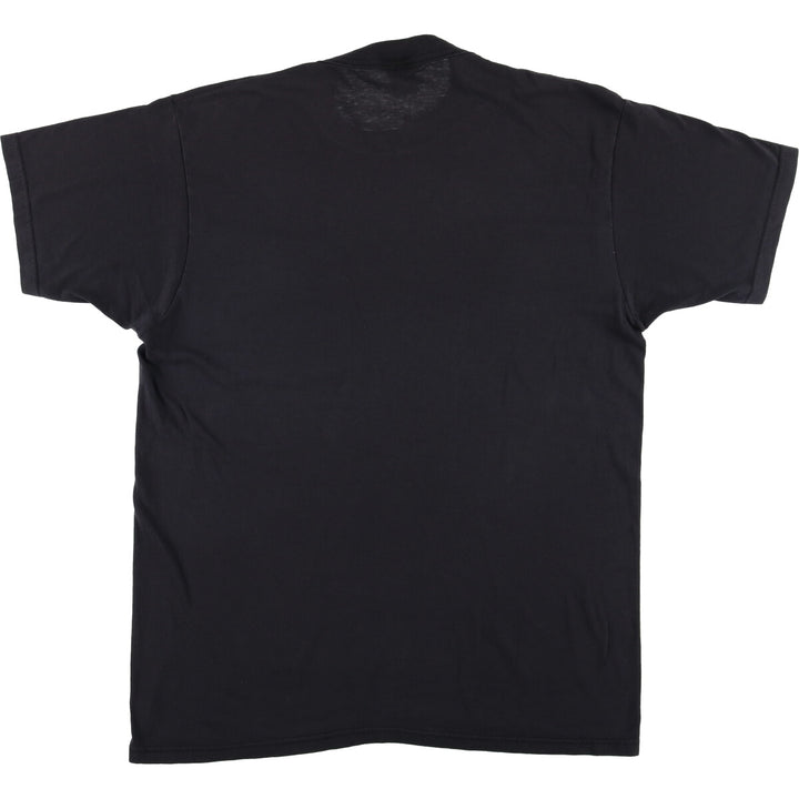 Vintage 90'S Fruit of the Loom plain pocket T-shirt, men's size XL unclear black type Vintage Second Hand