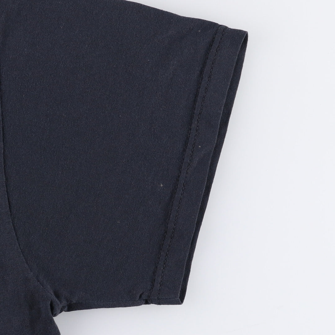 Fruit of the Loom plain pocket T-shirt, men's size M unclear black type Vintage Second Hand